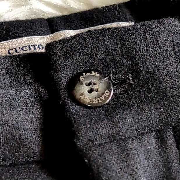 美品 ジャブスアルキヴィオ マサッチョ ウォッシャブル ウール パンツ ブラック