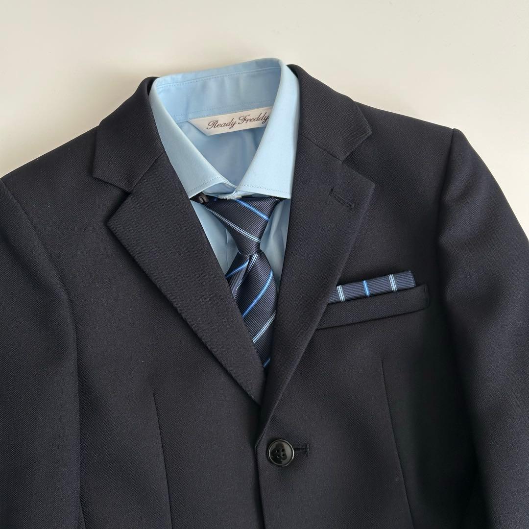 男の子Ready Freddyレジメンタルタイスーツセット140卒服卒業式入学式