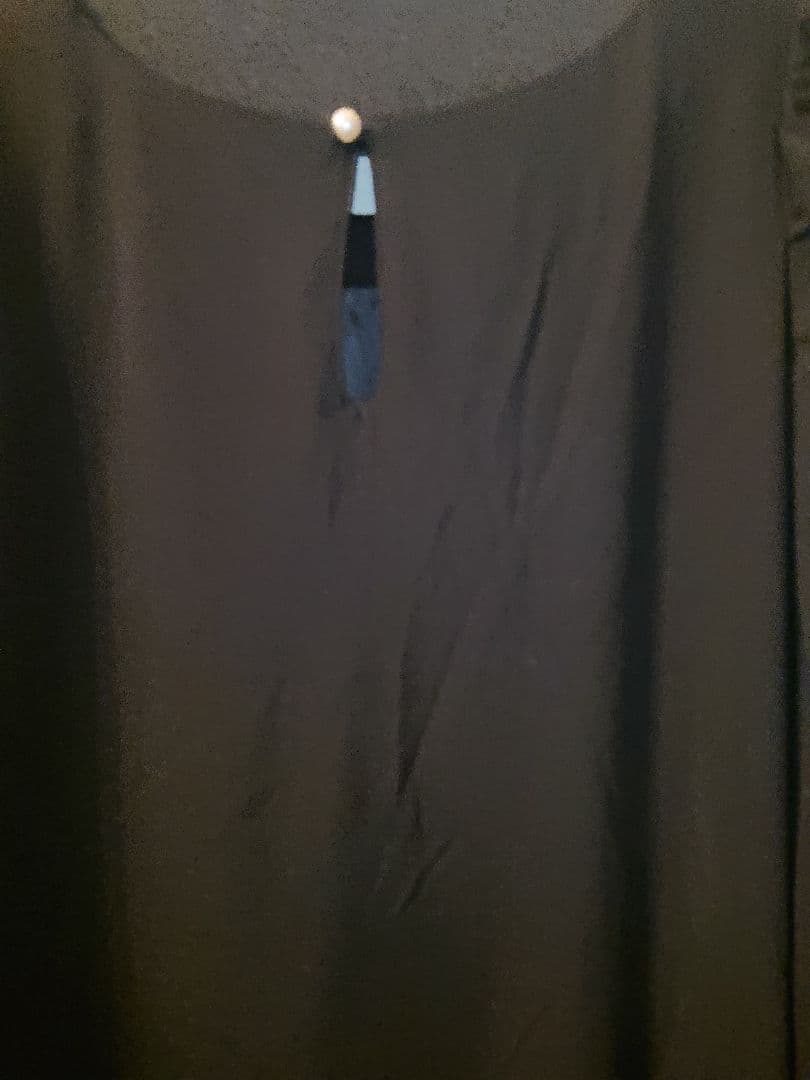 ローズティアラ 46 七分袖 チュニック ブラックカラー