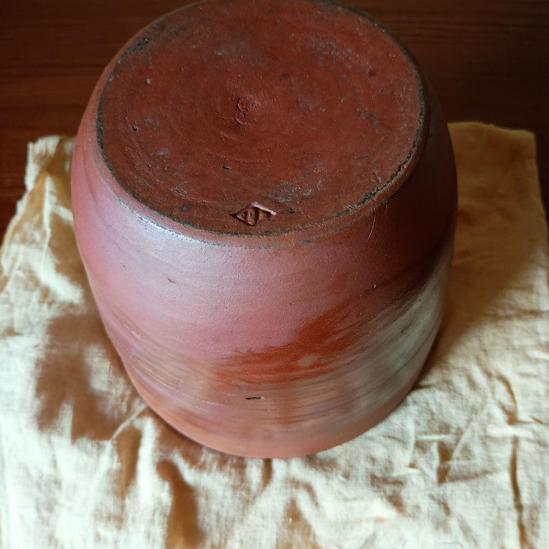 古備前　火襷棒ノ先水指　桂又三郎　識箱　江戸中期