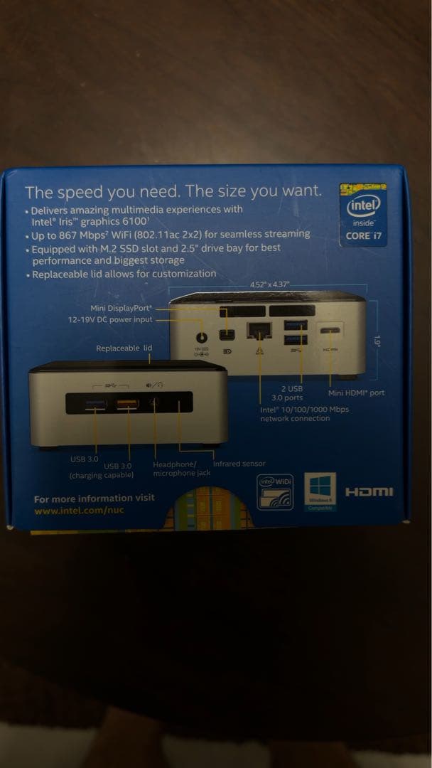 【使用少438h】Intel NUC5i7RYH i7/16GB/SSD240