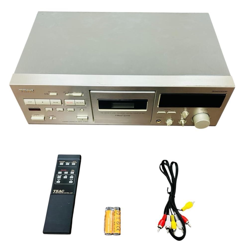TEAC カセットデッキ ゴールド V-1050 N