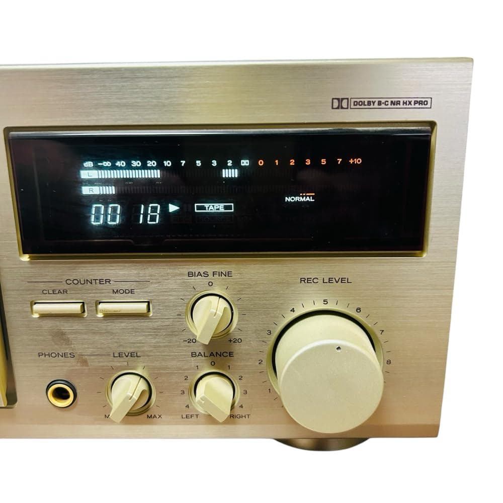 TEAC カセットデッキ ゴールド V-1050 N