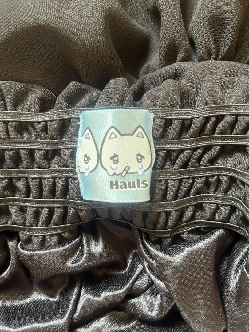 Hauls ハウスダストコラボ レースアップフリルミニスカート