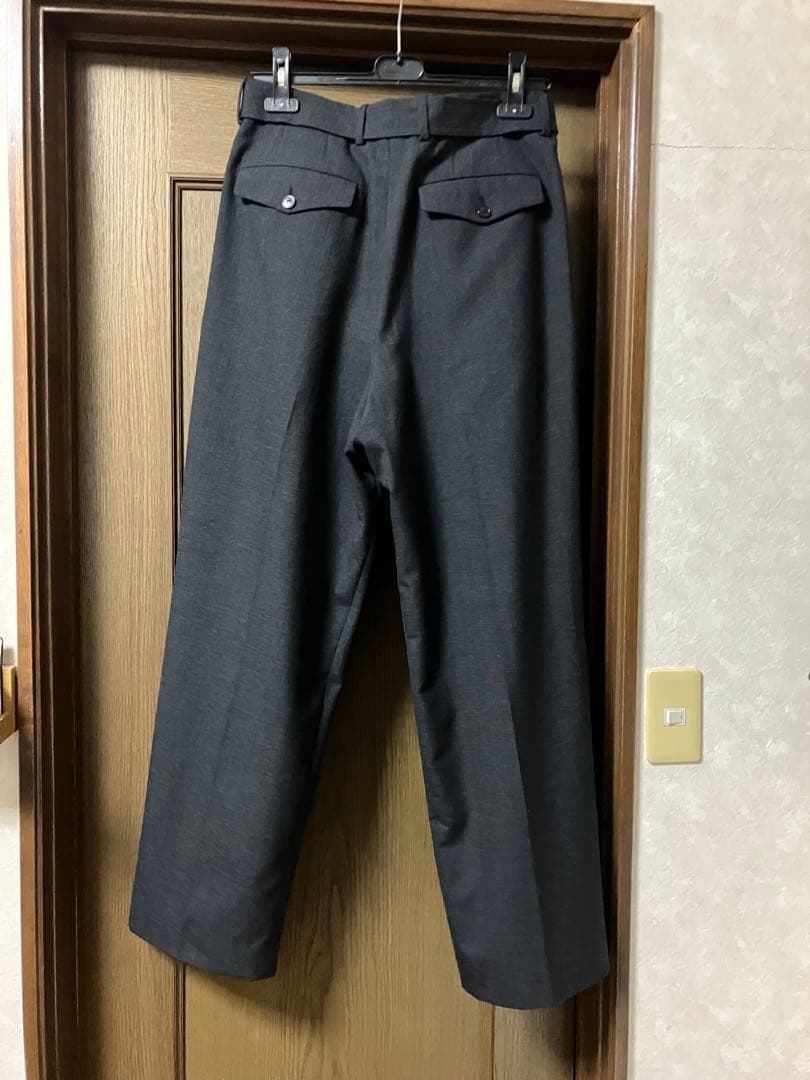 dries van noten 19aw ベルテッドスラックス　2タック