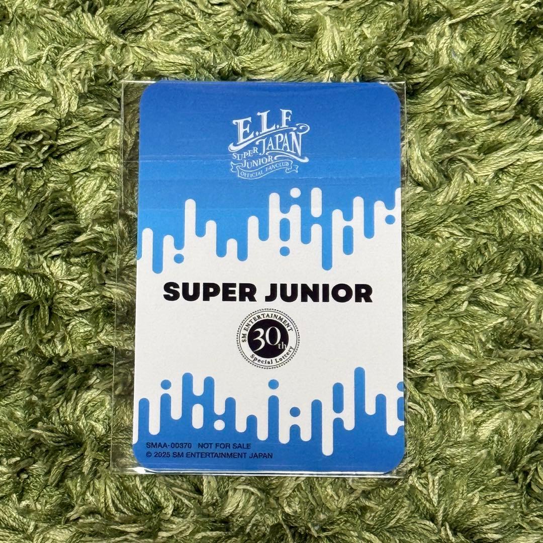 SUPER JUNIOR ヒチョル SMTOWN 30周年SM抽選会トレカ