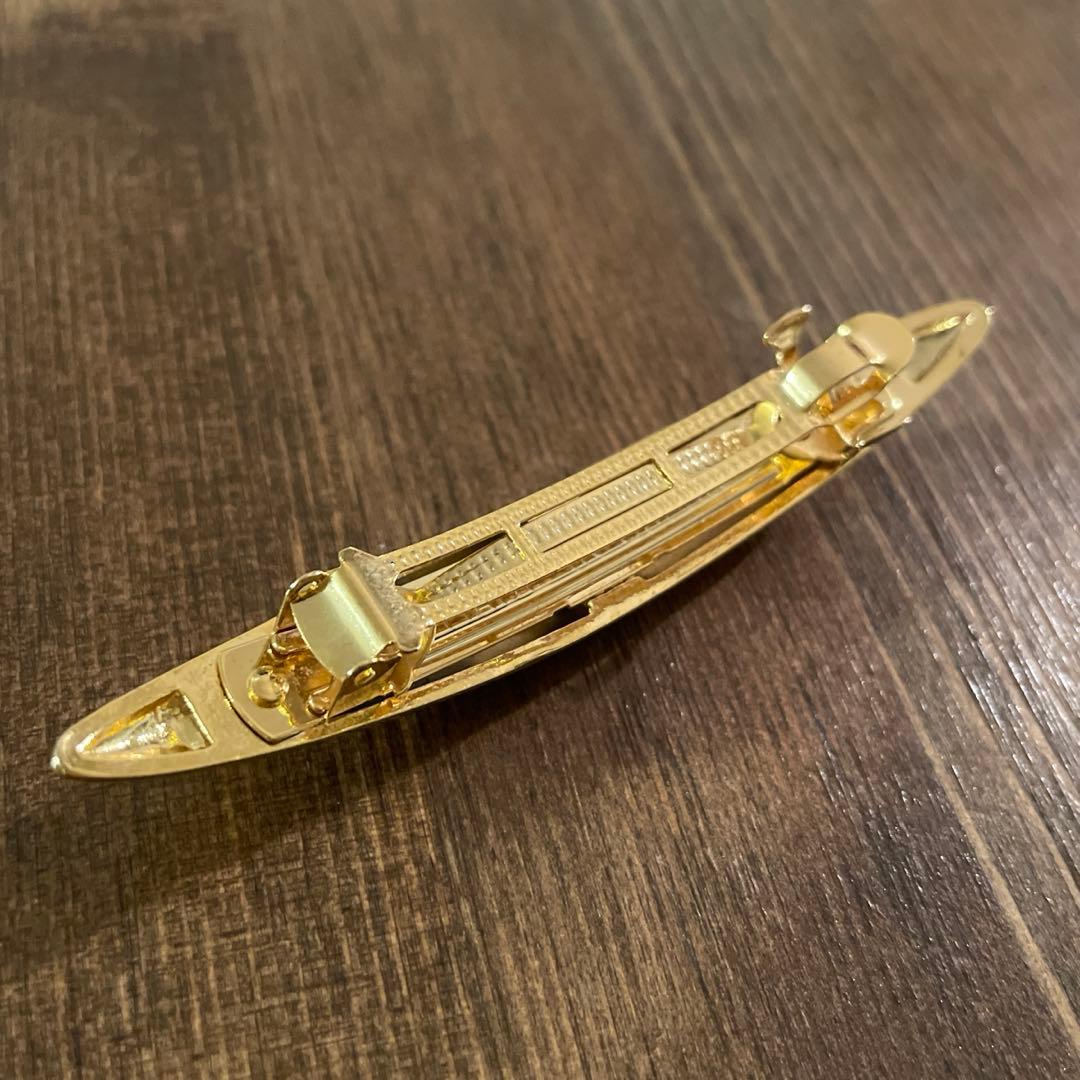 美品【LETICIA】VALLETTA 01 (Gold) バレッタ