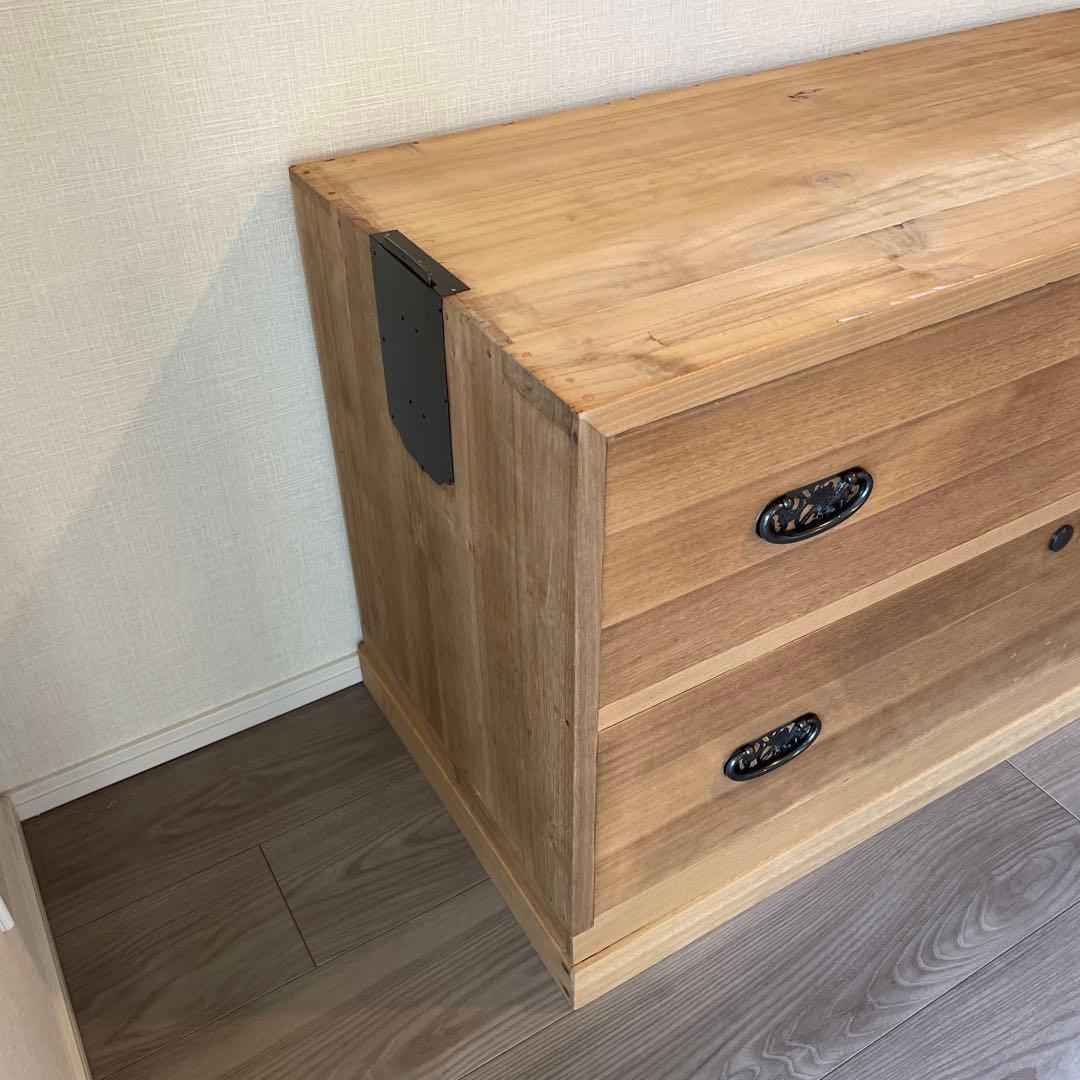 40)桐箪笥　アンティーク　チェスト　テレビ台　古家具　和箪笥　着物