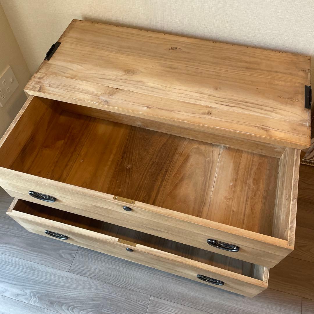 40)桐箪笥　アンティーク　チェスト　テレビ台　古家具　和箪笥　着物