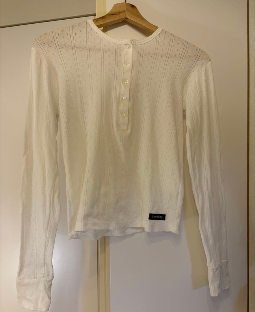 トップス SEA HENLEY NECK L/S TEE