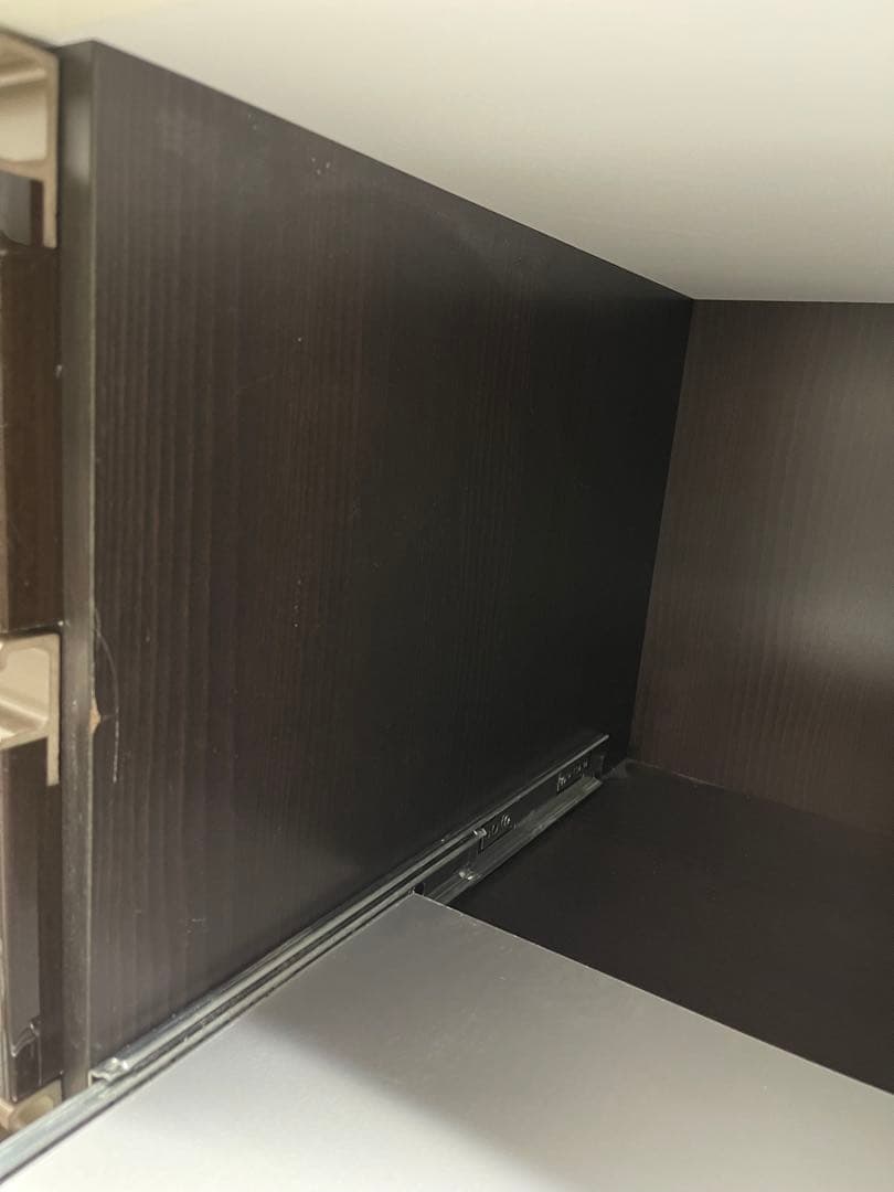 大川家具　木製食器棚 ダークブラウン 幅120cm 送料込み⭐︎激安処分⭐︎