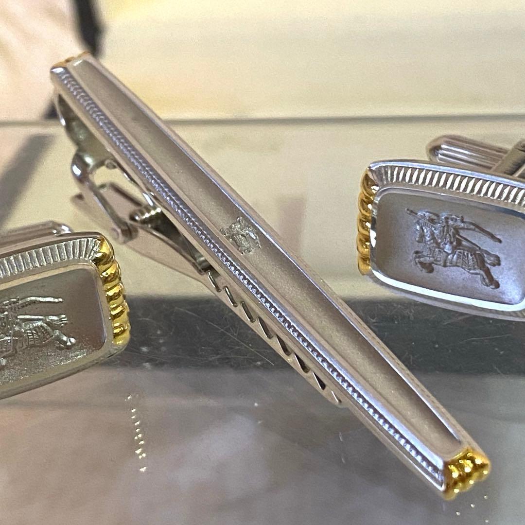 ✨️極美品✨️Burberrys バーバリーズ ヴィンテージカフス&タイバーセット