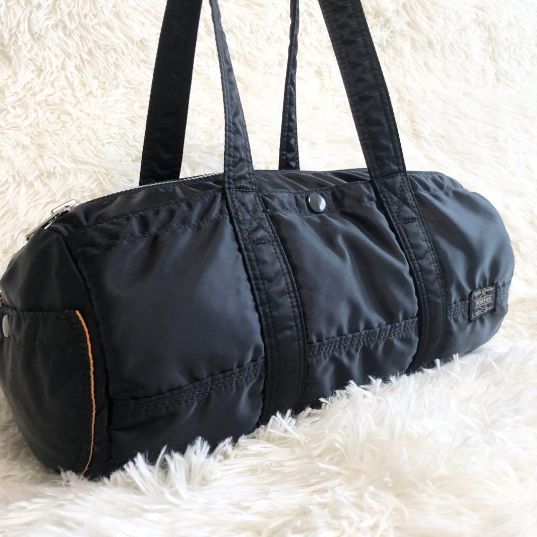 PORTER ポーター タンカー ブラック ミニボストン ドラム Lサイズ