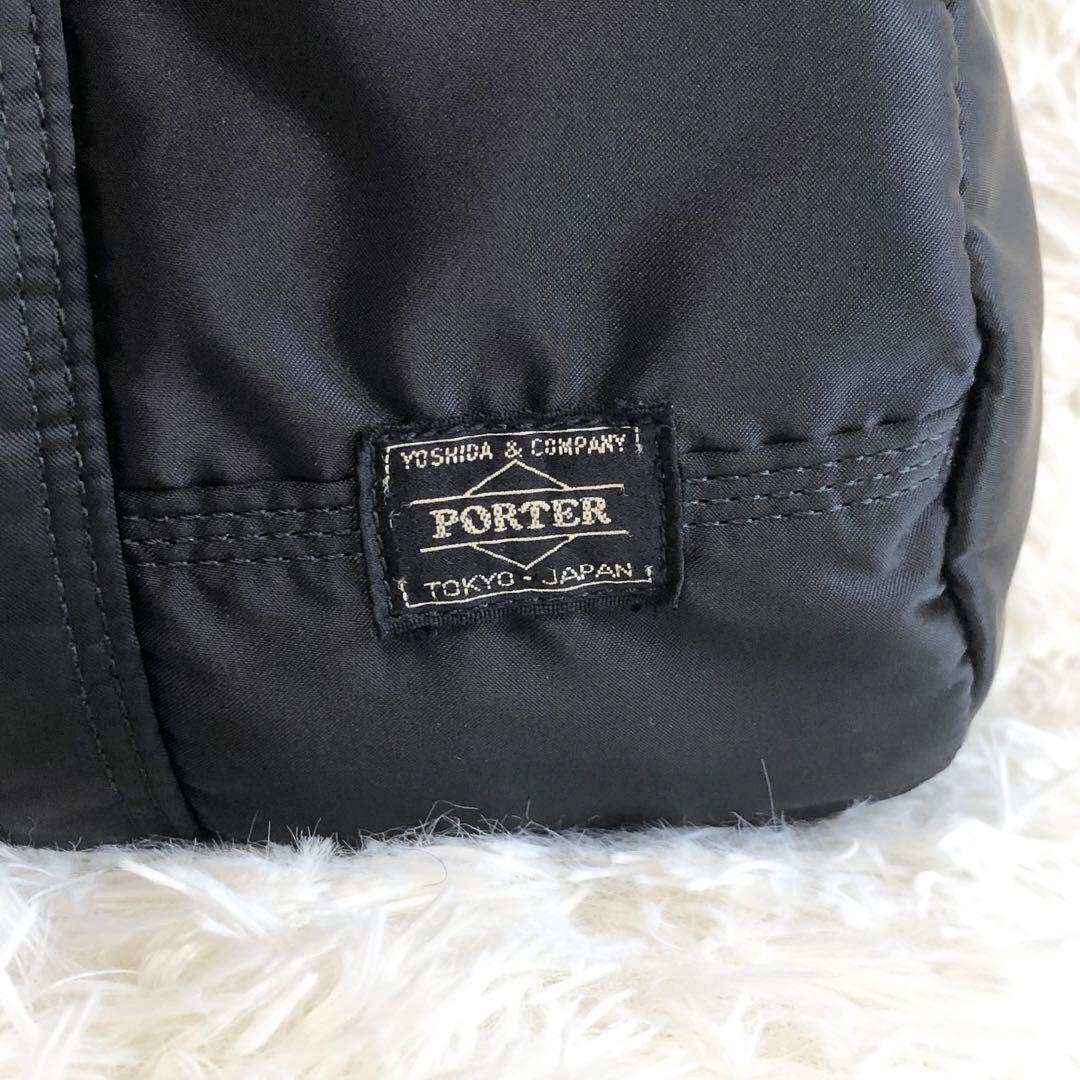 PORTER ポーター タンカー ブラック ミニボストン ドラム Lサイズ