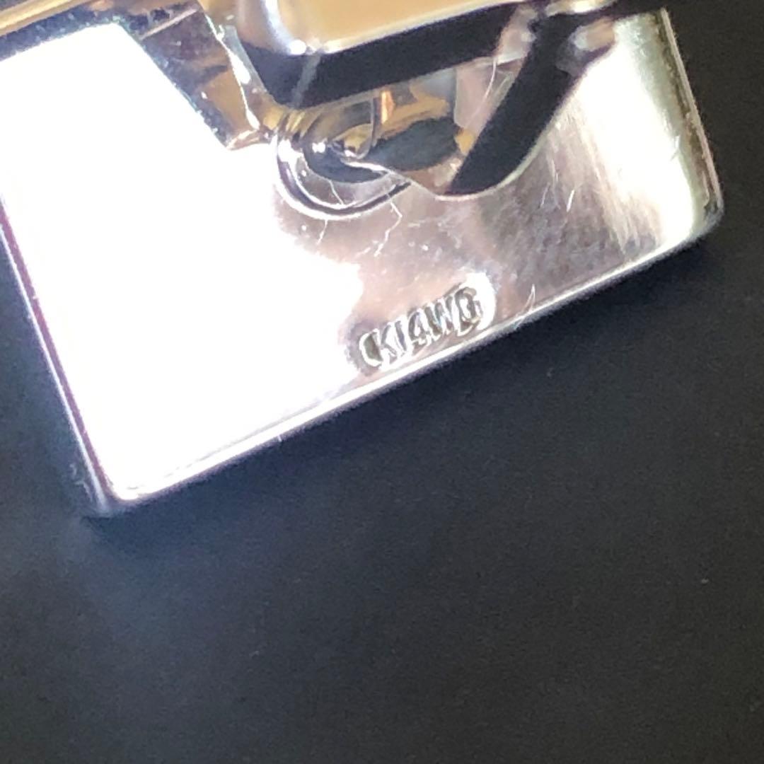 K14WG パール カフス カフリンクス 真珠 スーツ メンズ