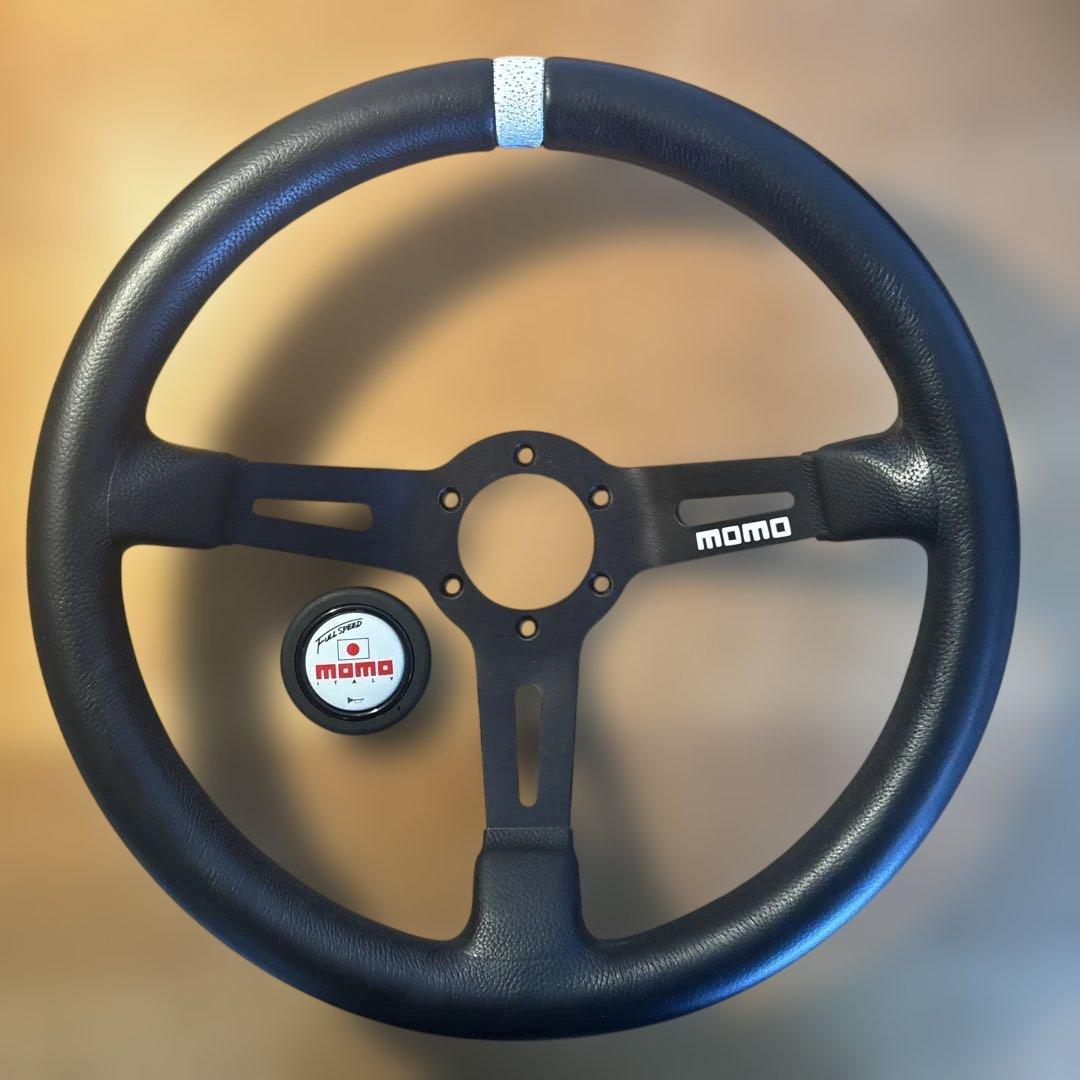 【美品】MOMO Full Speed ディープコーン32.8φ ホワイト