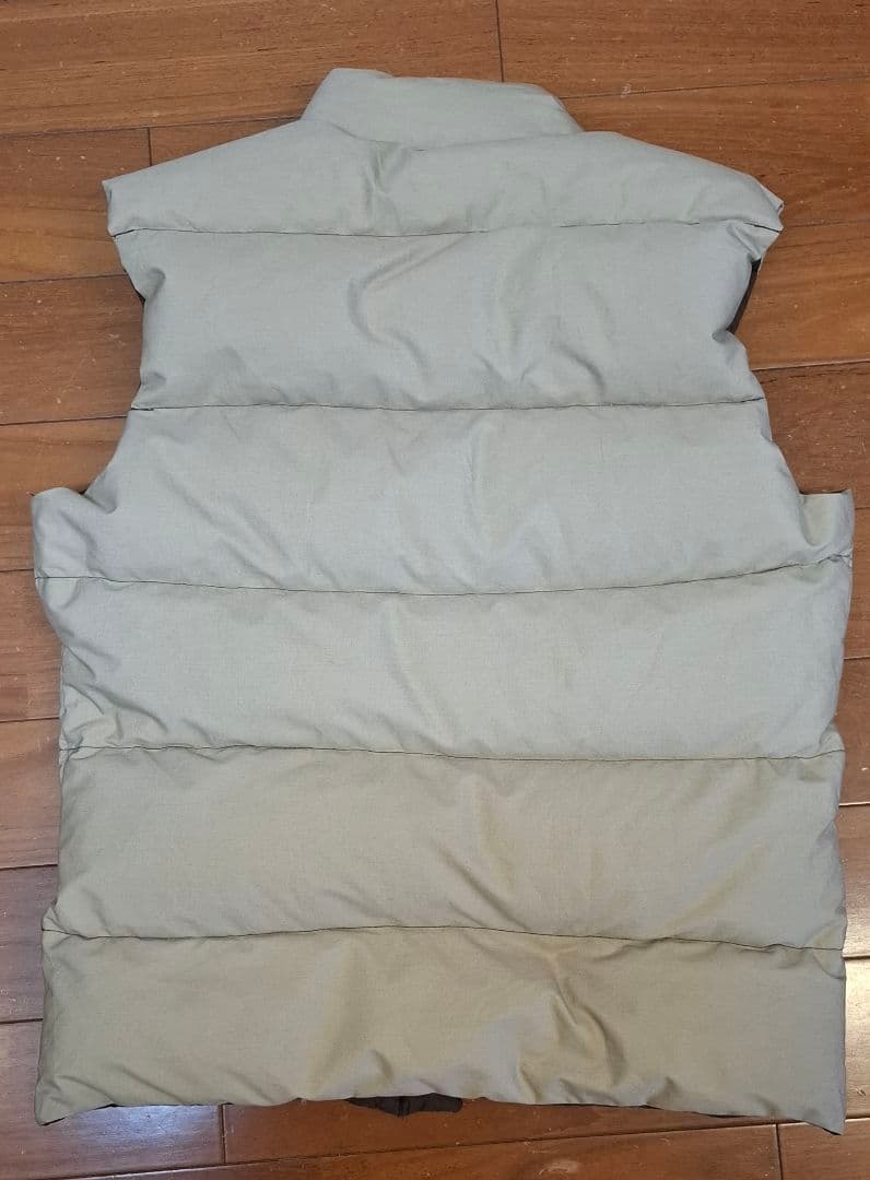 【リバーシブル】GERRY ダウンベスト M L ベージュ ブラウン ダウン