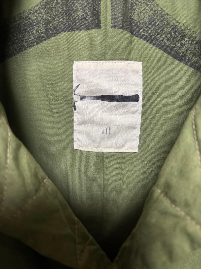 VOO カバーオール グリーン カーキ 厚手　Lサイズ相当