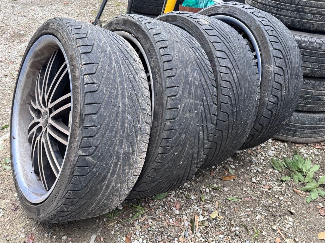 大*将様 アウディAUDI 114.3 22インチホイールセット 255/35R