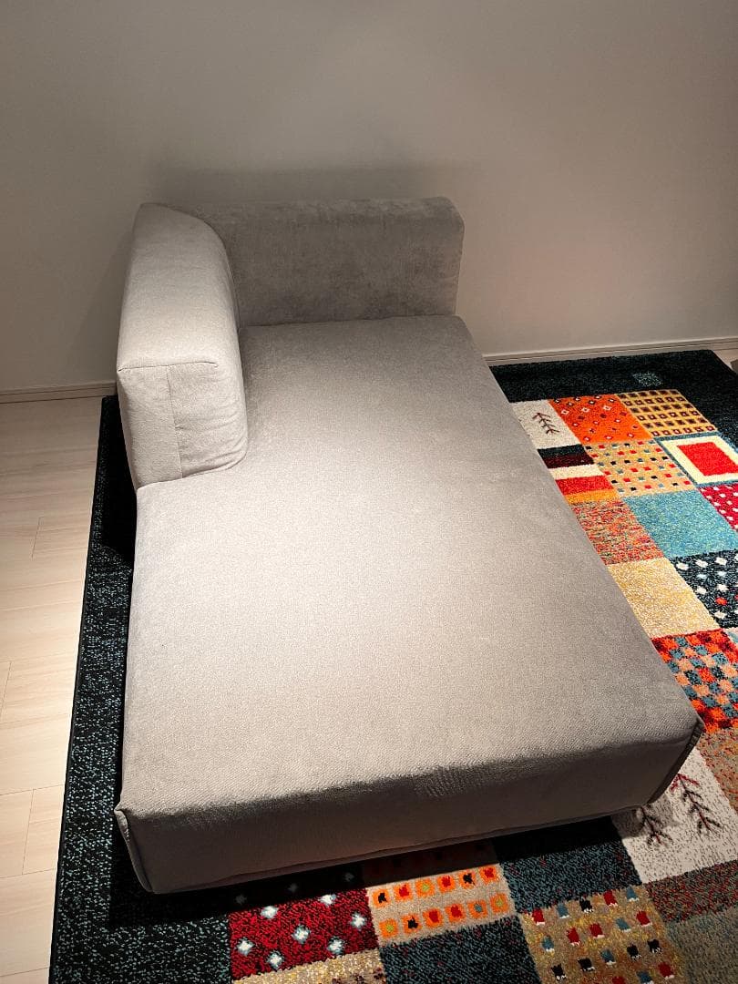 Francfranc メーネ カウチ 2 L ライトグレー（W815）