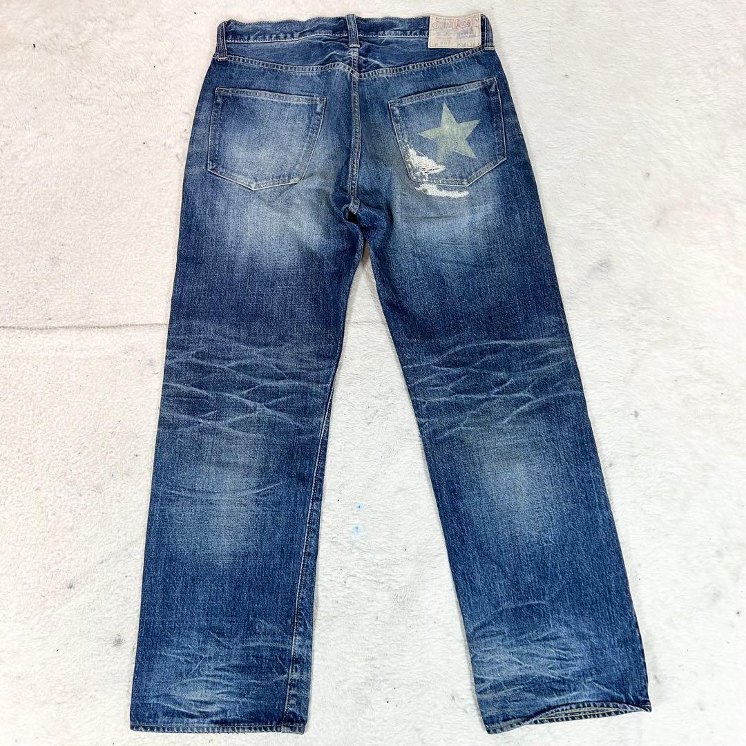 希少❗️SUGAR CANE Lot901 ダメージデニム　赤耳　W34 L30