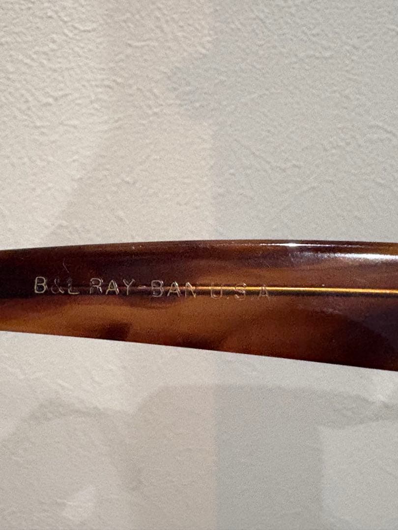 B&L製 Rayban WAYFARER サングラス ブラウン 80s USA