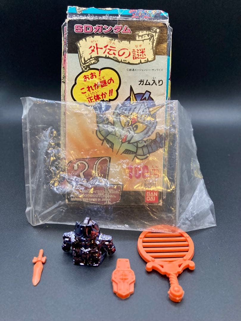バンダイ SDガンダム 外伝の謎 空箱+ガン消し