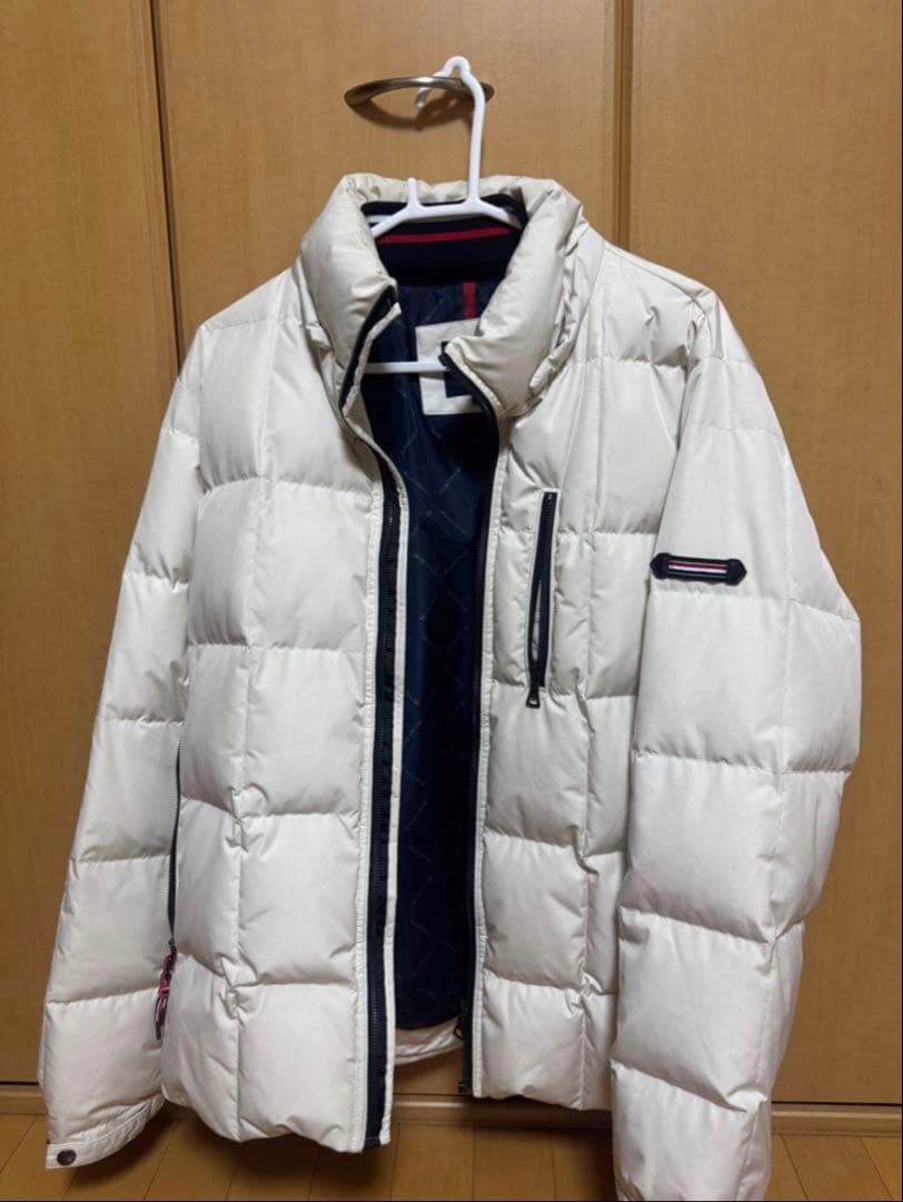 BEAMS メンズダウンジャケット　Lサイズ　ホワイト　【美品】