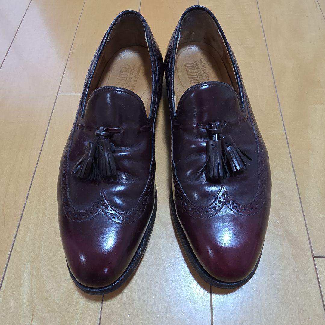 ジョンストン&マーフィー　ローファー　バーガンディ