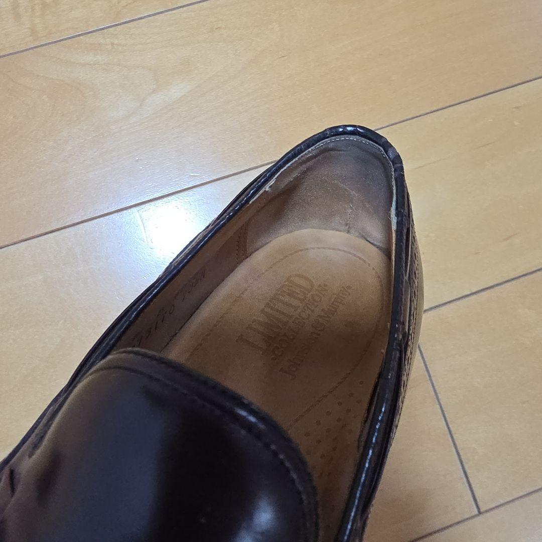 ジョンストン&マーフィー　ローファー　バーガンディ