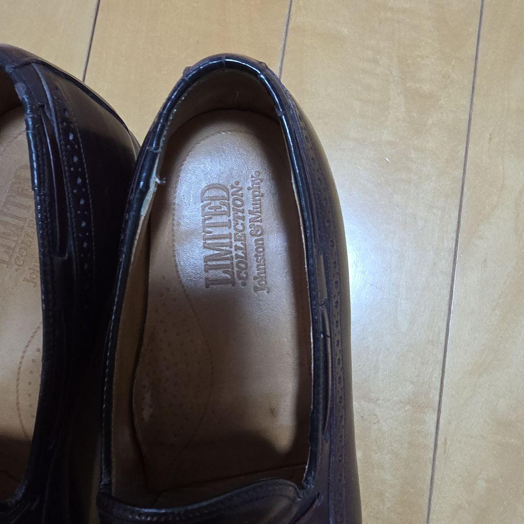 ジョンストン&マーフィー　ローファー　バーガンディ