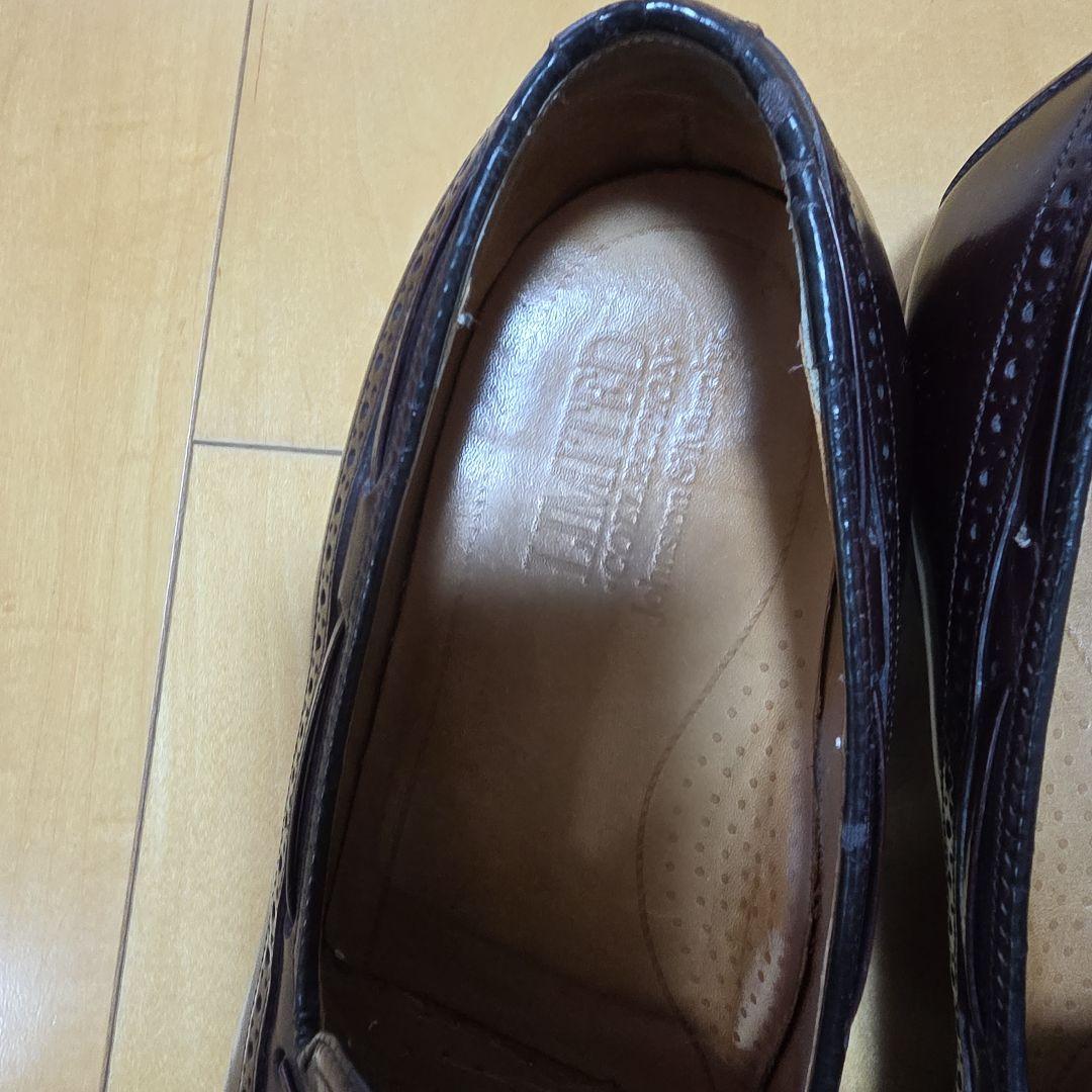 ジョンストン&マーフィー　ローファー　バーガンディ