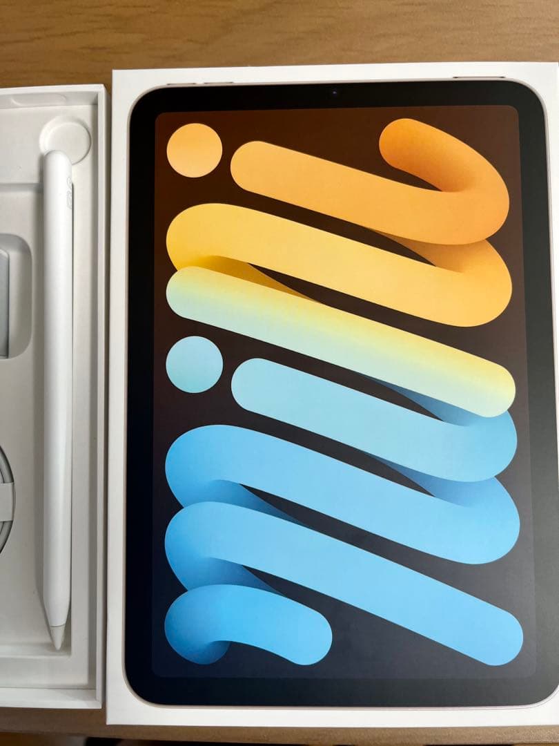 【最終】iPad mini 第6世代スターライト Apple Pencil付属