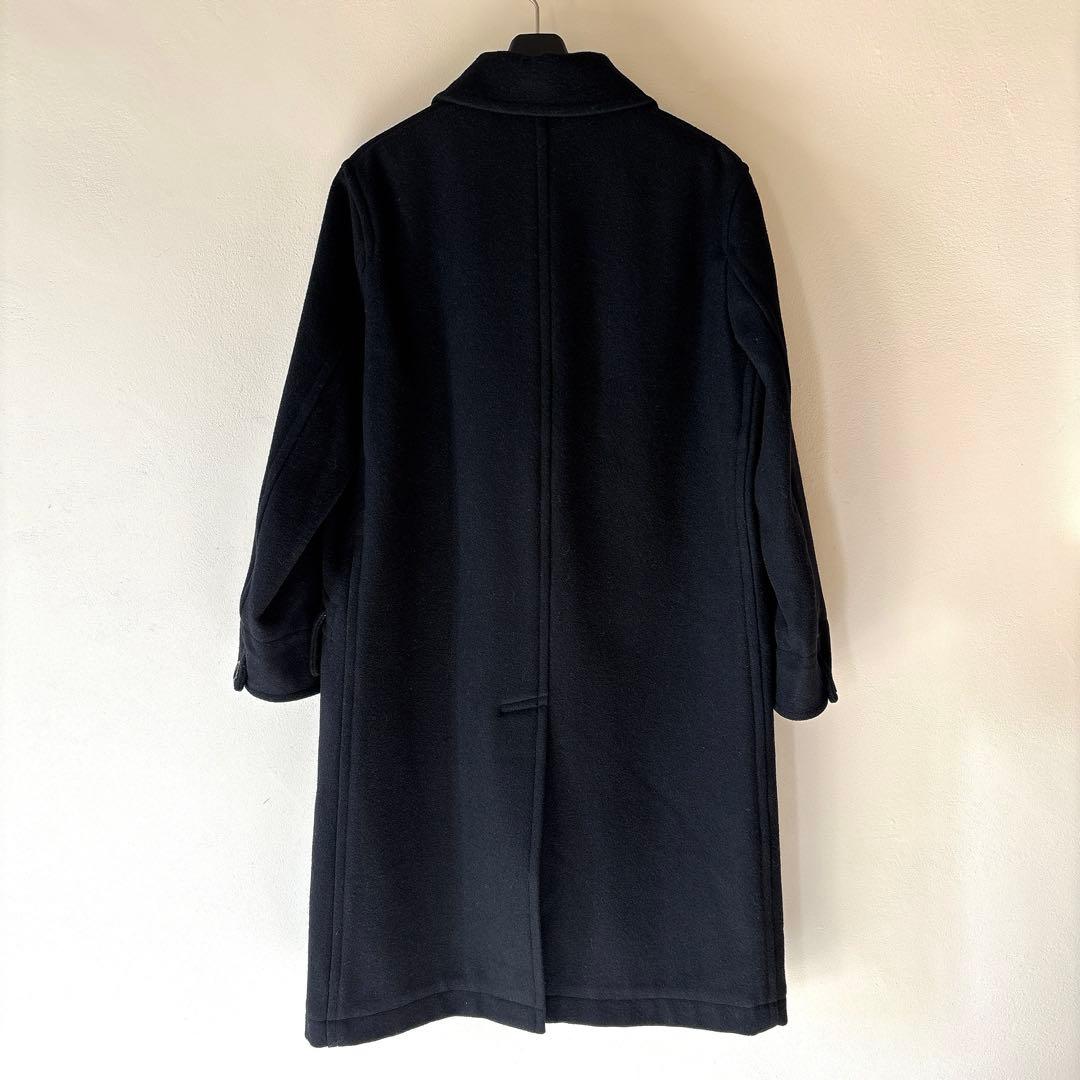 定価5.5万✨MHL. ロング BASIC WOOL MELTON COAT 紺