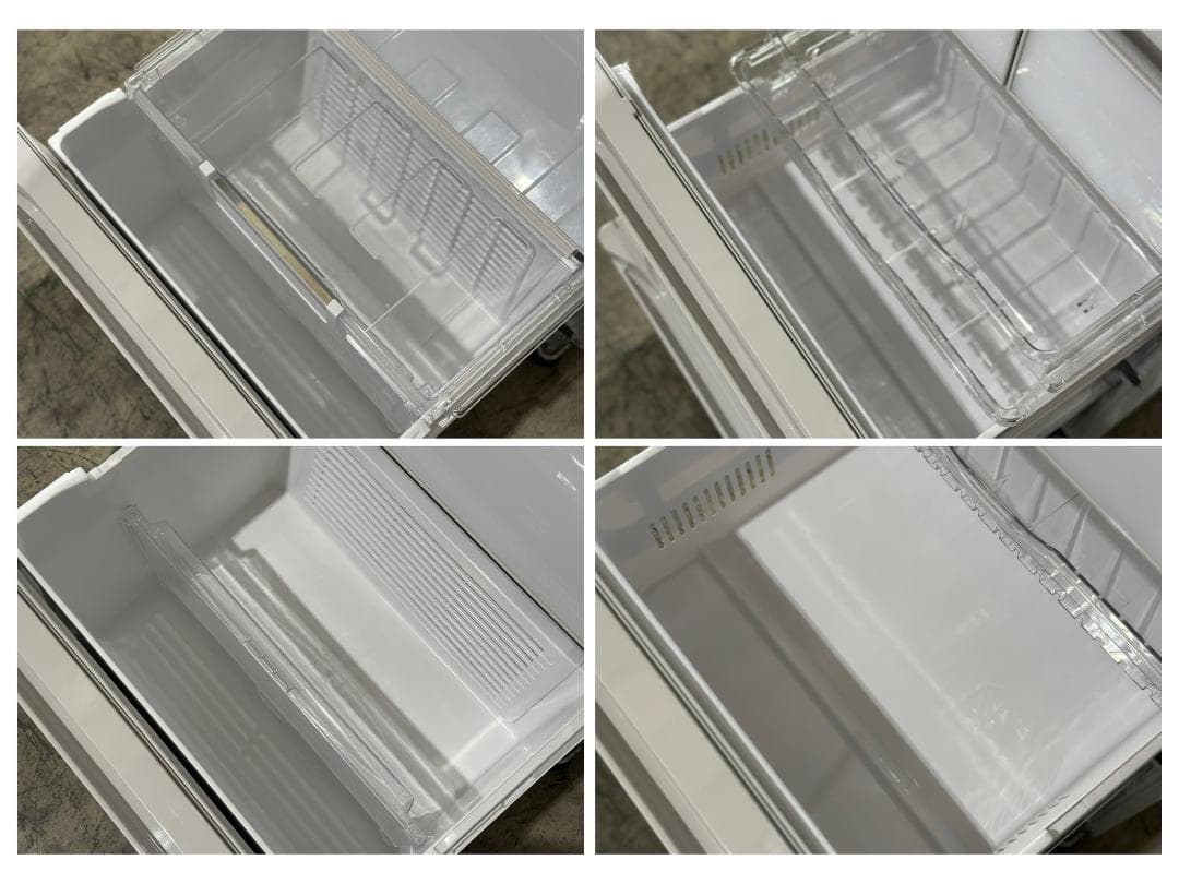 日立 5ドア冷蔵庫 401L R-S40K-XW 右開き 2020年製