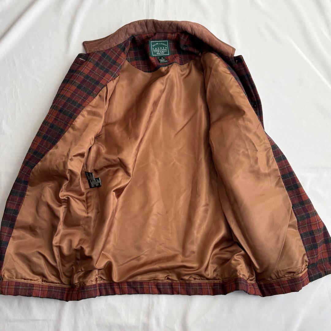 Lauren Ralph Lauren チェック ウールキルティングカバーオール