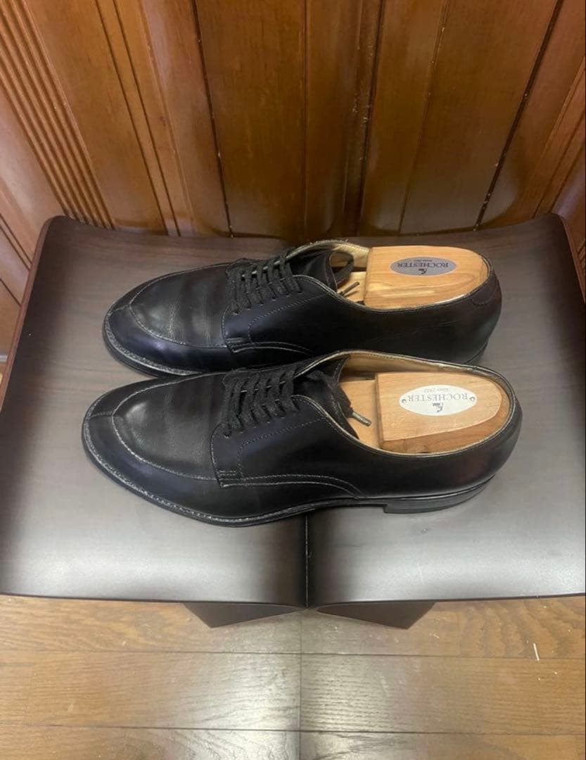 Alden オールデン Vチップ ブラックカーフ US7D BEAMS