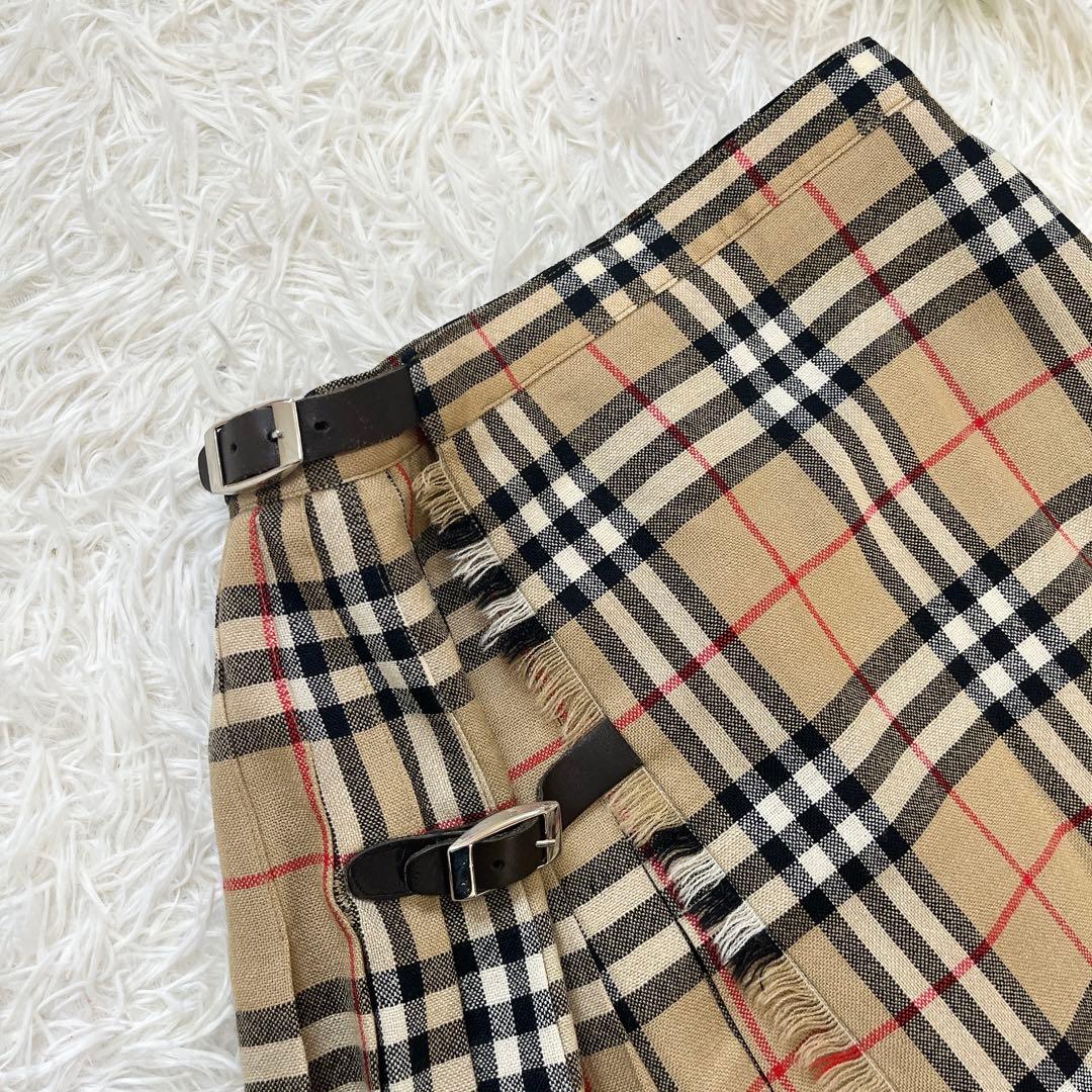 バーバリーロンドン ミニスカート 巻きスカート サイズ2