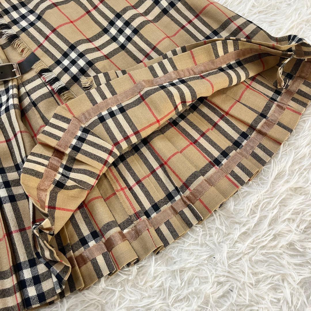 バーバリーロンドン ミニスカート 巻きスカート サイズ2