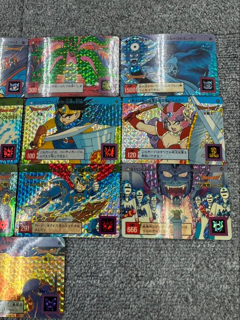 ドラゴンクエスト カードダス 裏ロト 被りなし 142枚 まとめ売り