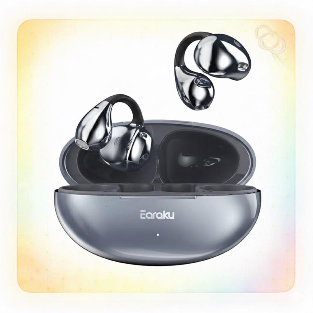 【耳を塞がない新自由】アクセ感覚で一日中OK！最新OWSイヤホン 驚きの高音質