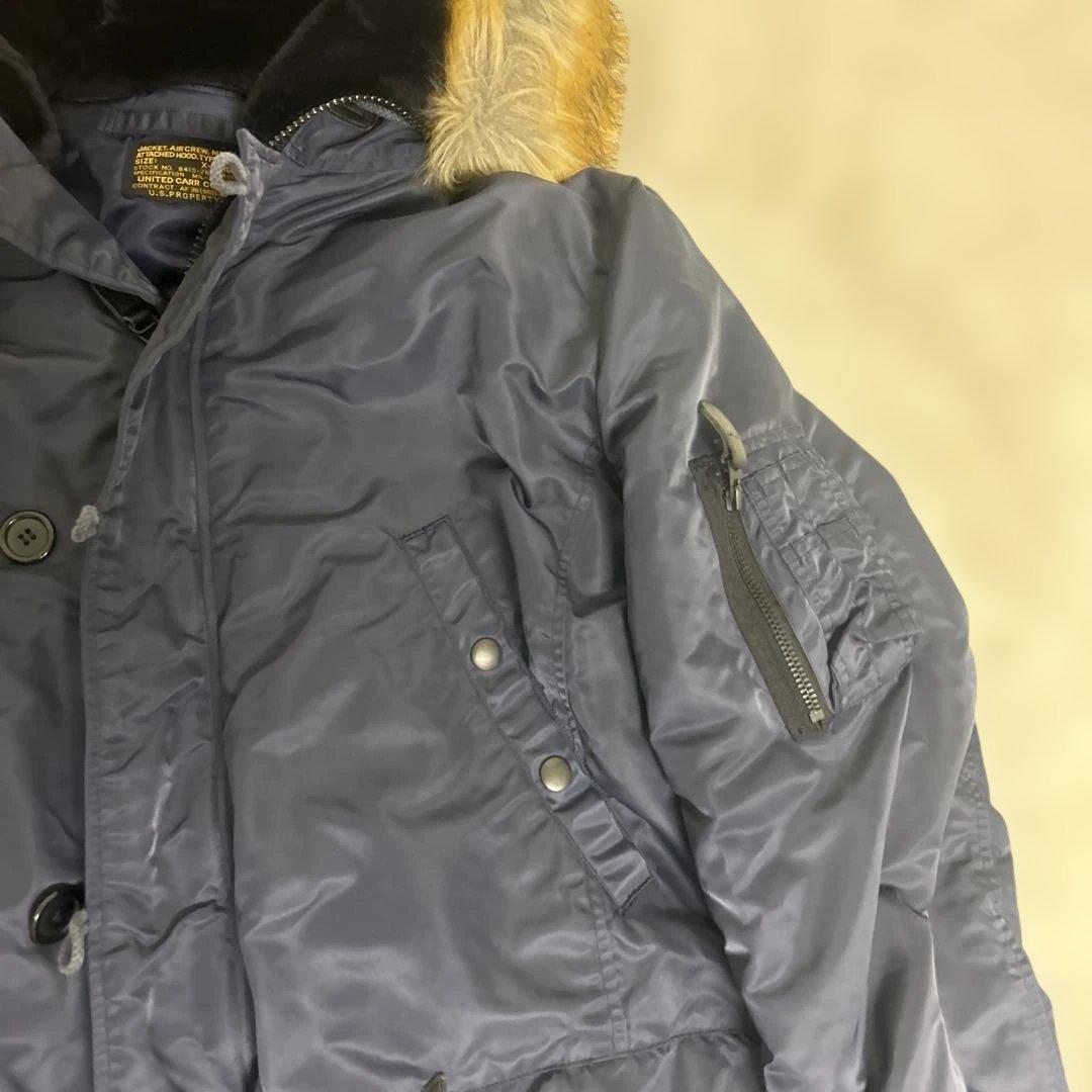 【美品】バズリクソンズユナイテッドカー　N3Bフライトジャケット　ネイビー　XL