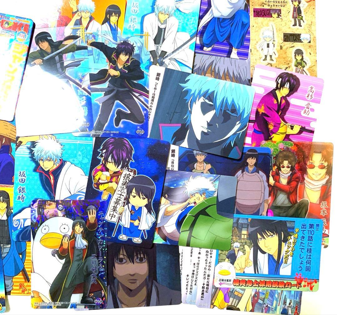 銀魂 クリアコレクション カードガム ステッカー 銀時 等 攘夷組 中心 50枚