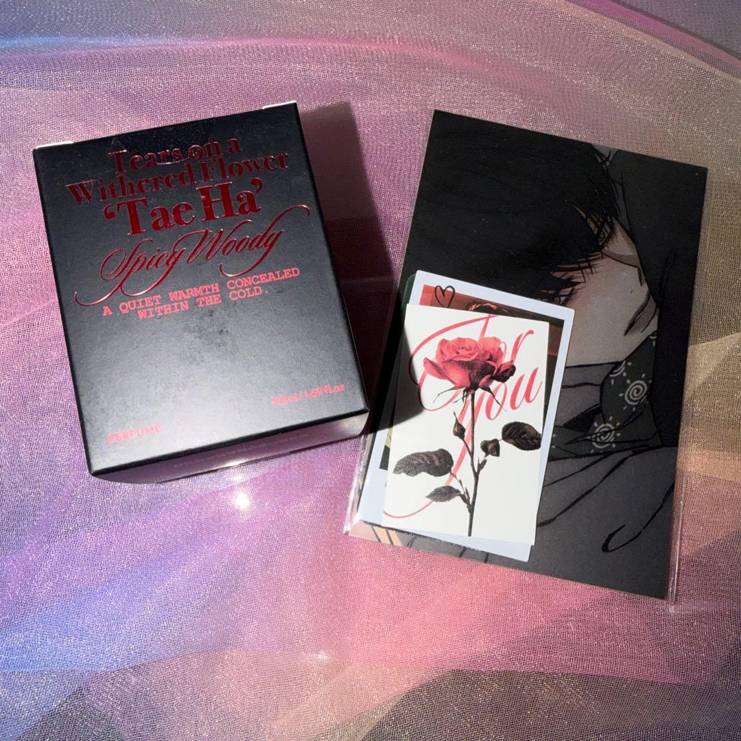 枯れた花に涙を　韓国漫画　一ノ瀬蓮の香水単品　フォトカード付き