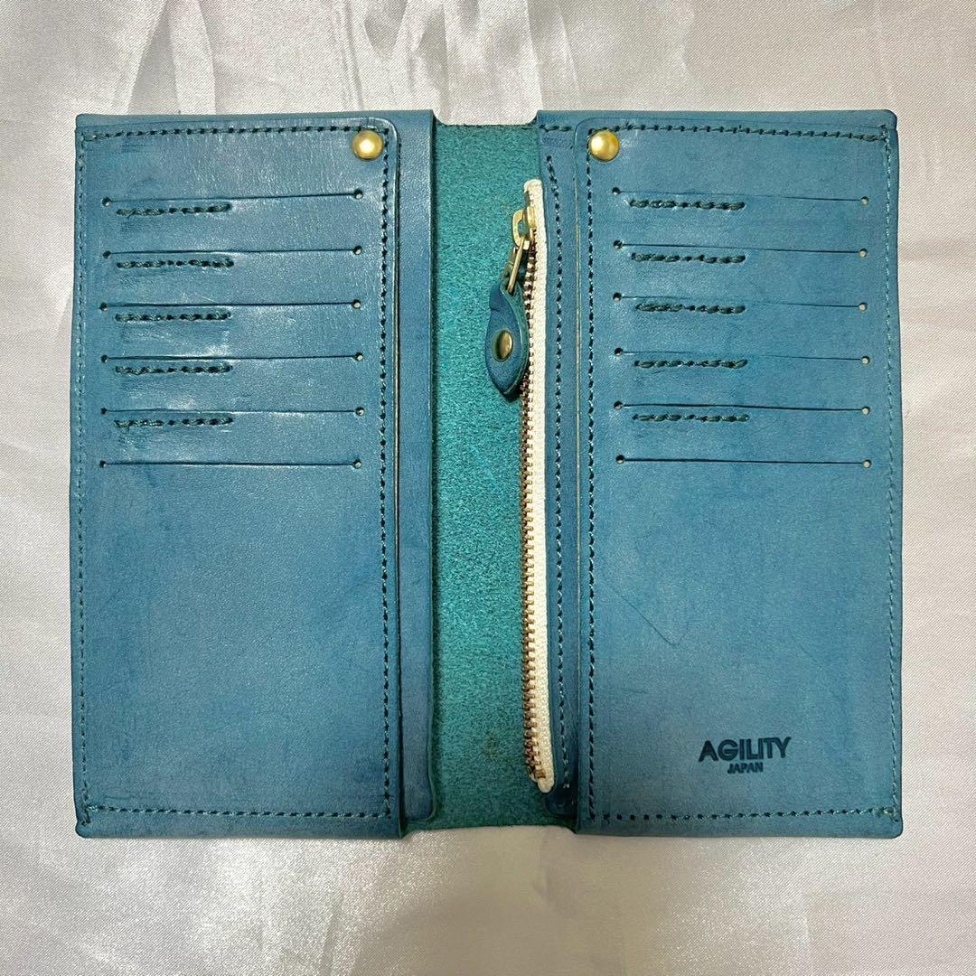 新品未使用　AGILITY リキッド 財布 ライトブルー