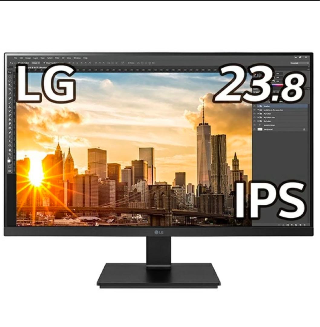 LG｜USB-C接続 PCモニター 23.8型 /フルHD(1920×1080)