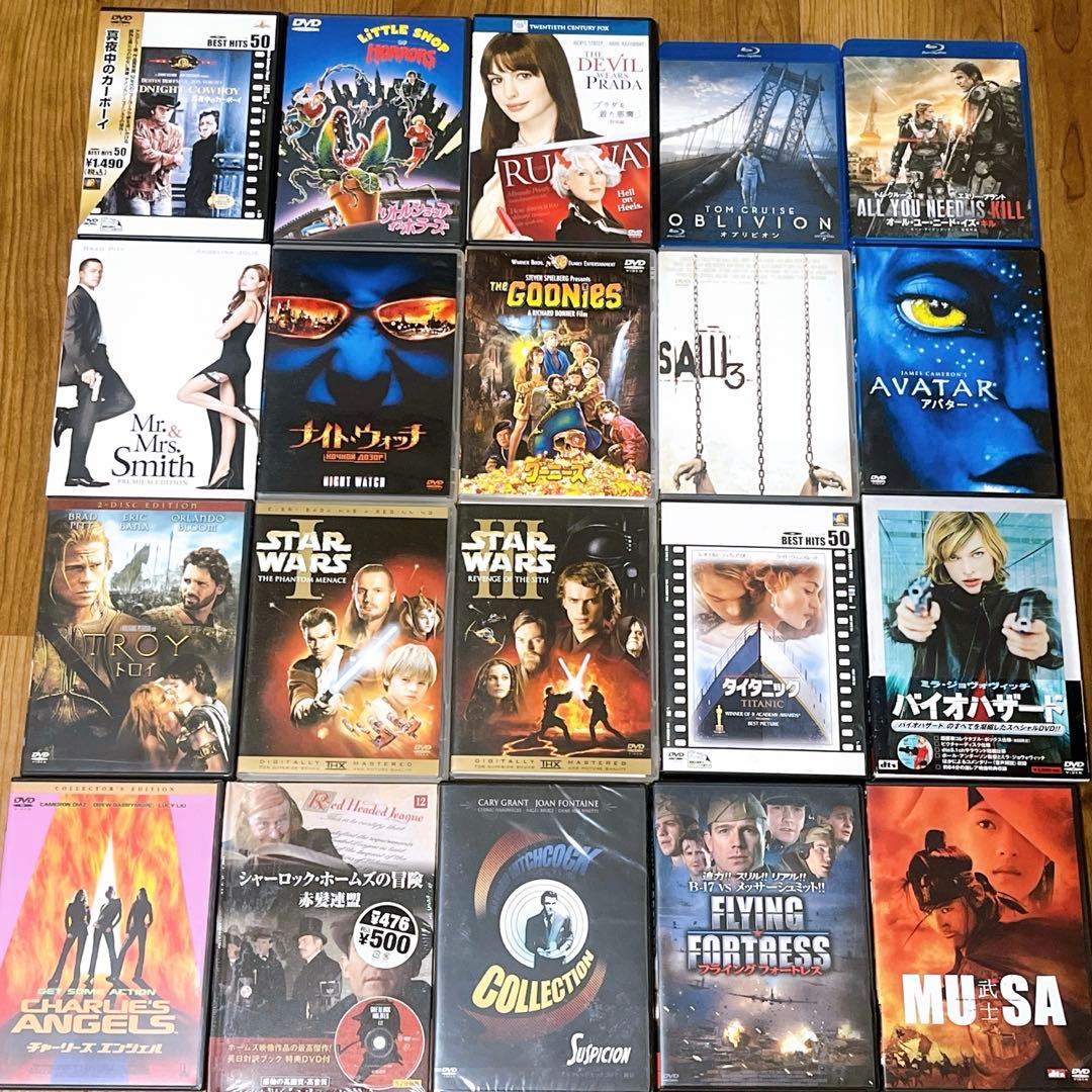 中古洋画・邦画・アニメDVD 110枚まとめ売り 大量DVDセット