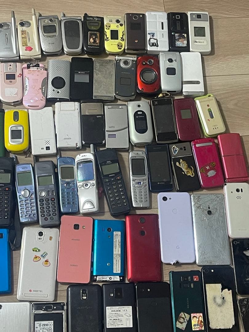 中古携帯電話セットジャンク94台