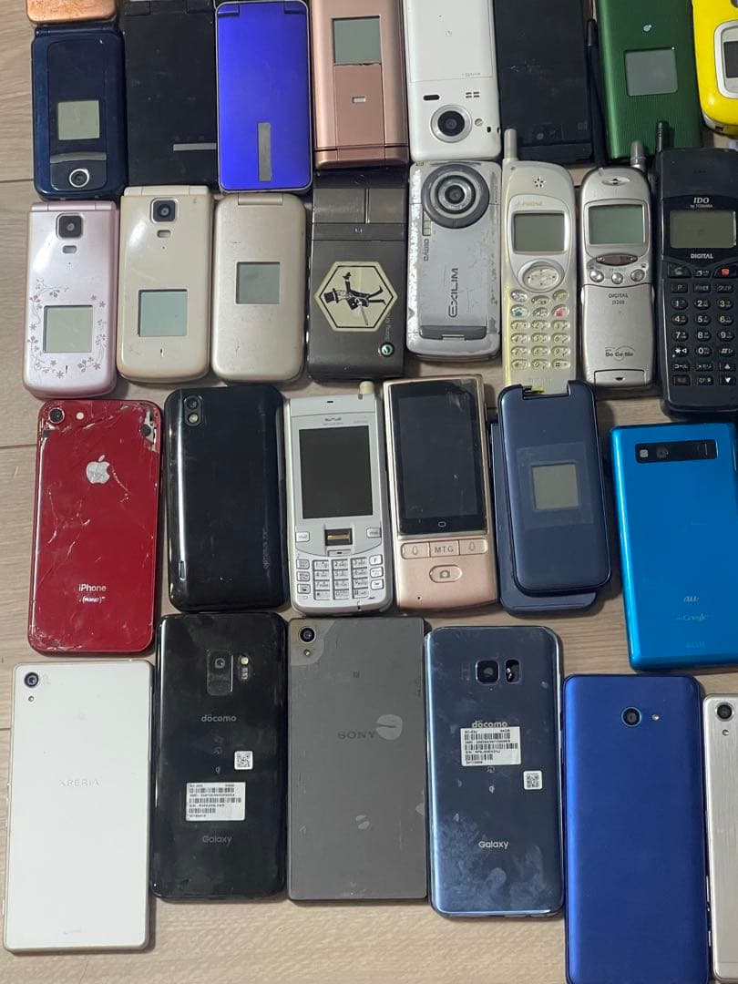 中古携帯電話セットジャンク94台