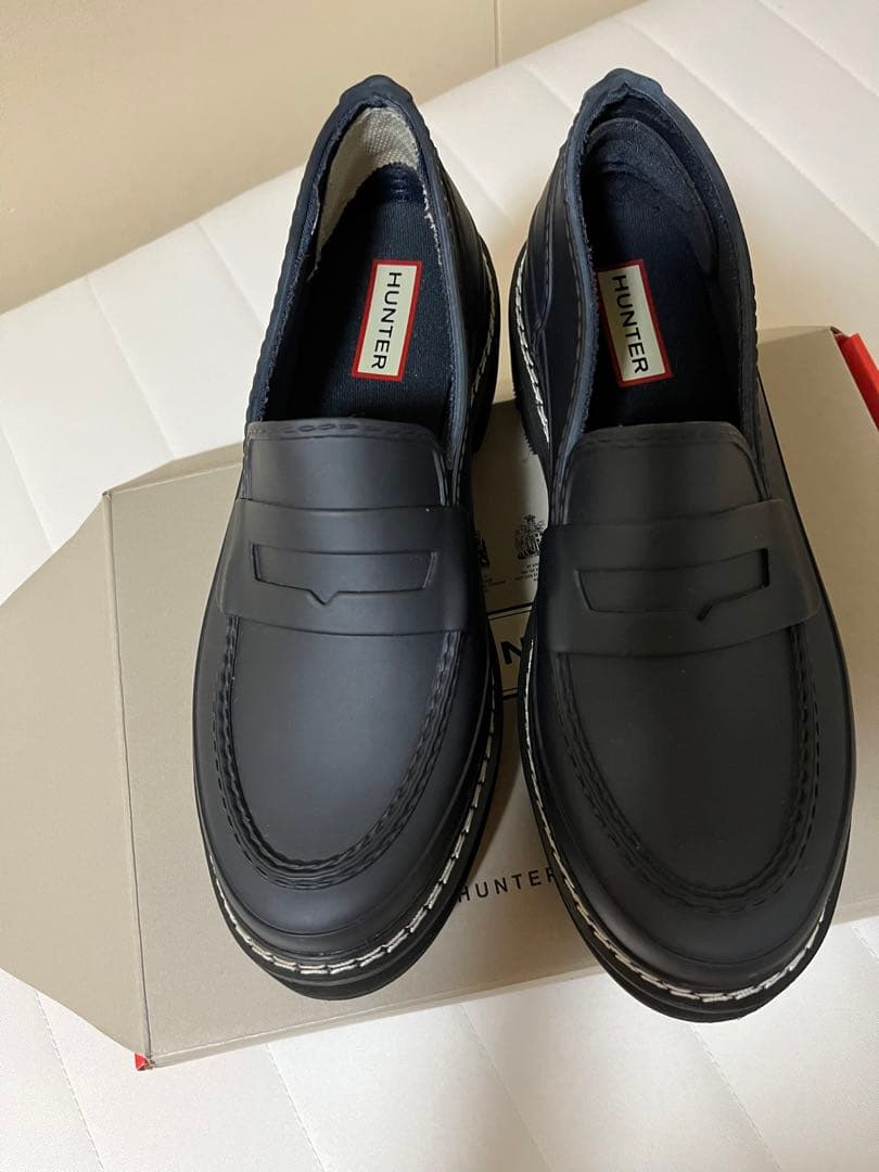 Hunter ローファーレインブーツ　UK5